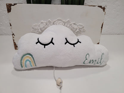 Spieluhr Wolke, Spieluhr Geburtsgeschenk, Geschenk personalisiert