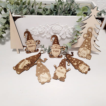 Weihnachtswichtel Anhänger für Geschenke / Baumschmuck